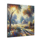 Whispering Blooms Unveiled - Canvas