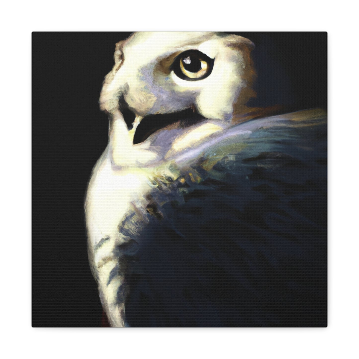 Snowy Owl Surreality - Canvas