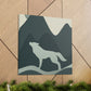 "Wolf in Art Deco" - Canvas