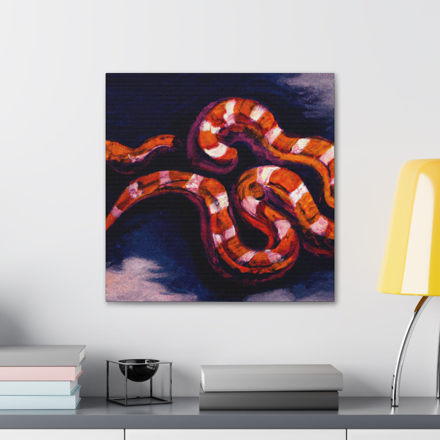 "Corn Snake Contemplation" - Canvas