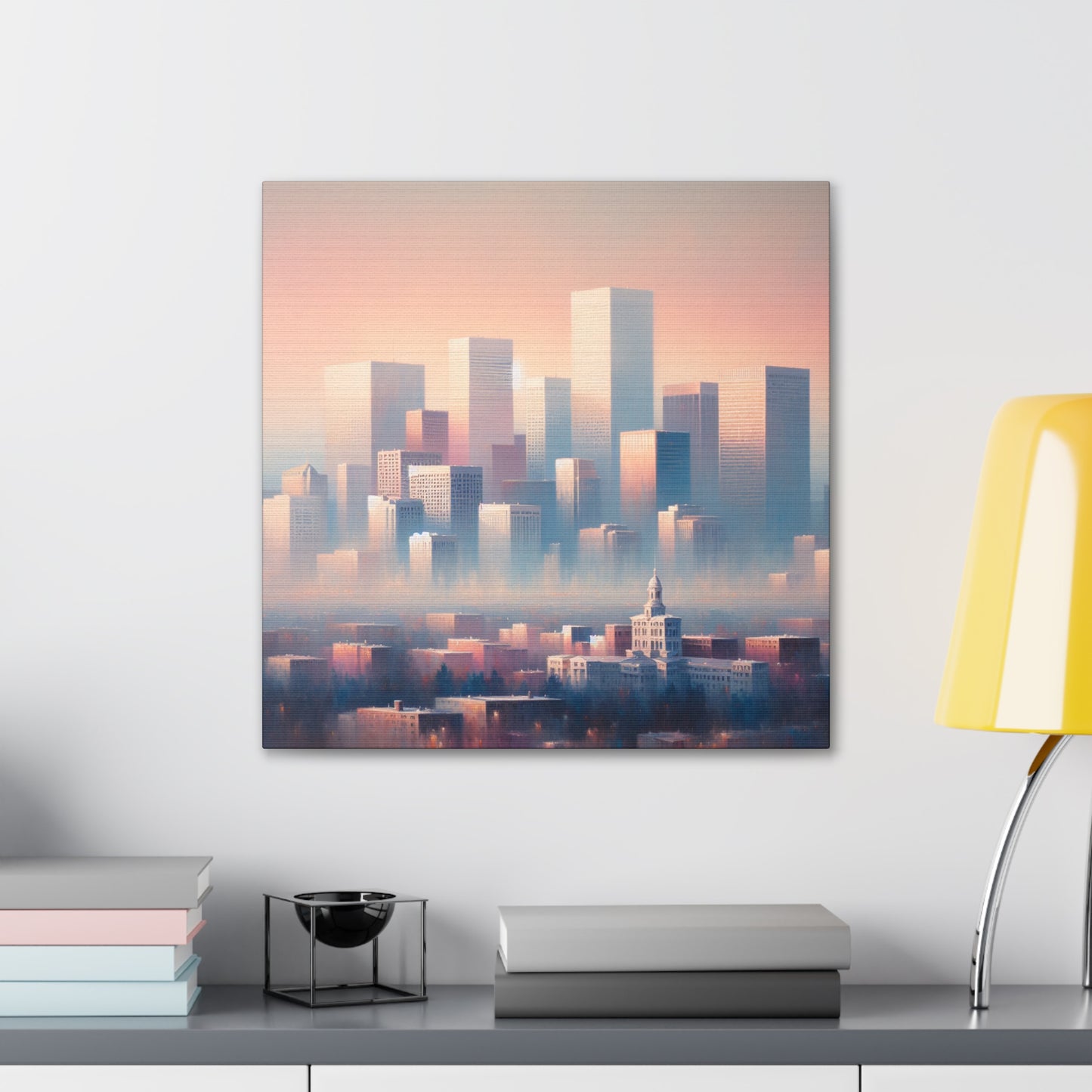 Muted Urban Serenity - Canvas