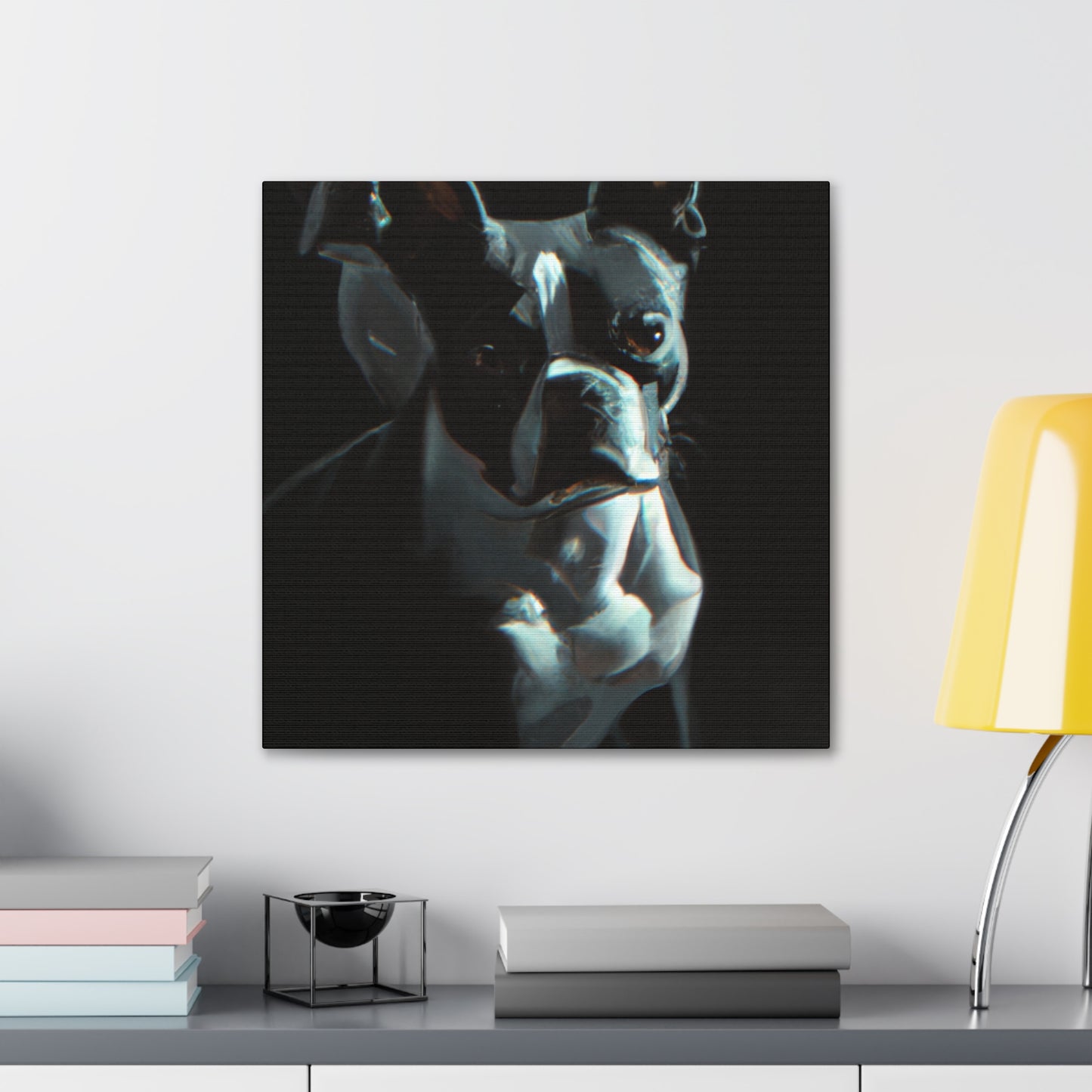 Boston Terrier Realism - Canvas