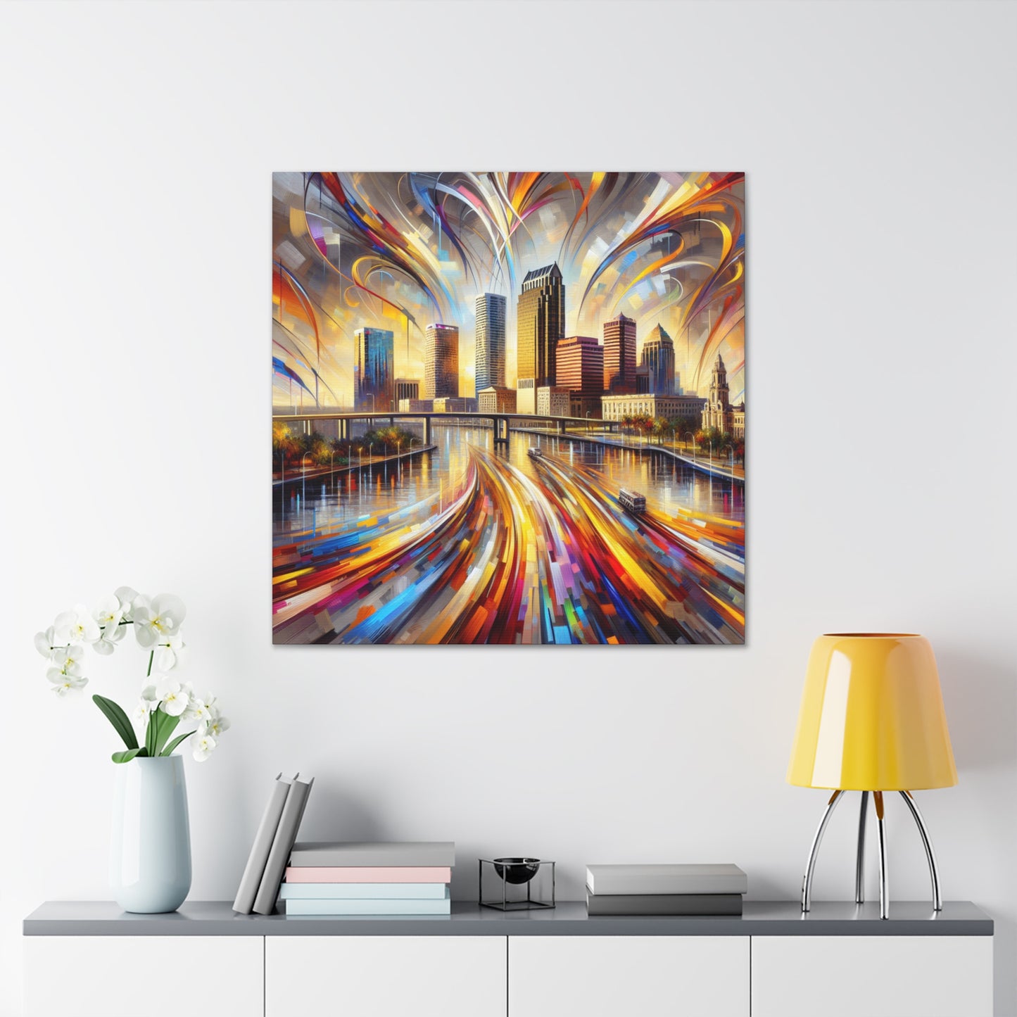 "Enigmatic Tampa Dreamscape" - Canvas