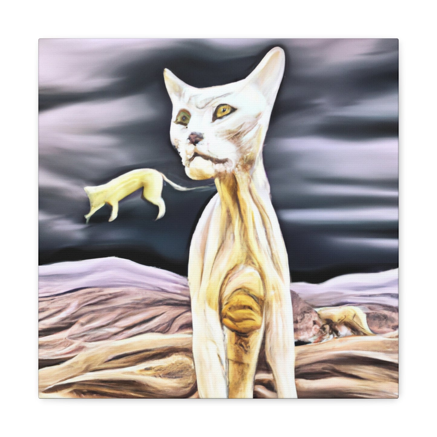 Caracal in Surrealism - Canvas