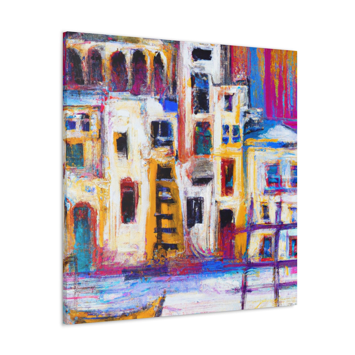 "Mediterranean Abstraction Views" - Canvas