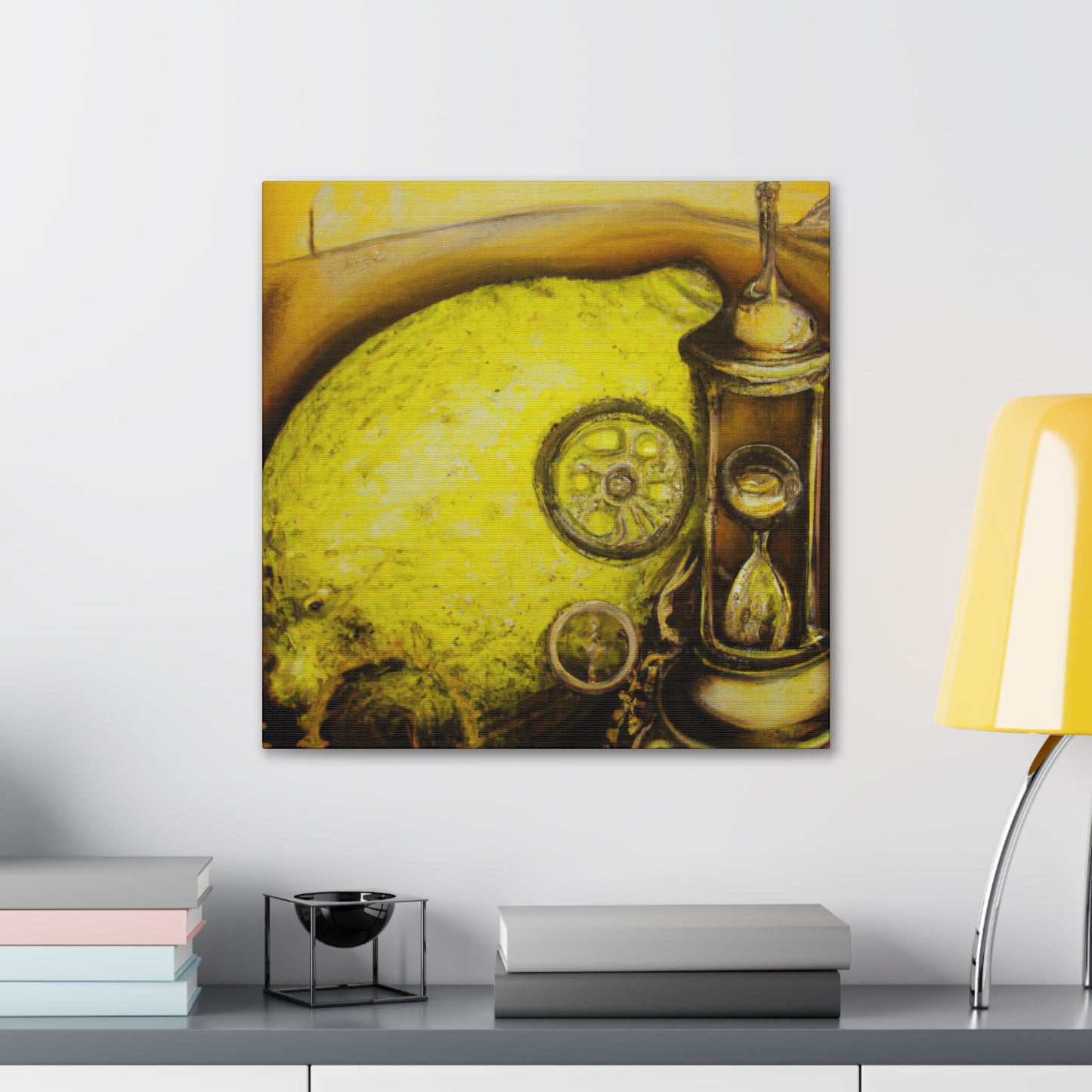 Lemon in Steampunk Land - Canvas