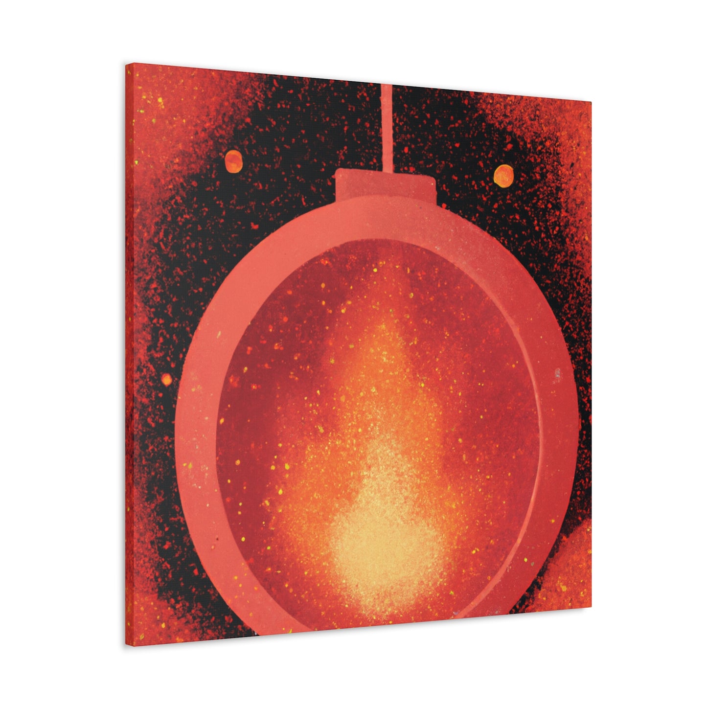 Merry Christmas Ornament - Canvas