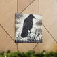 American Crow Mosaic - Canvas