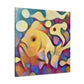 Serene Fish Painting - Canvas