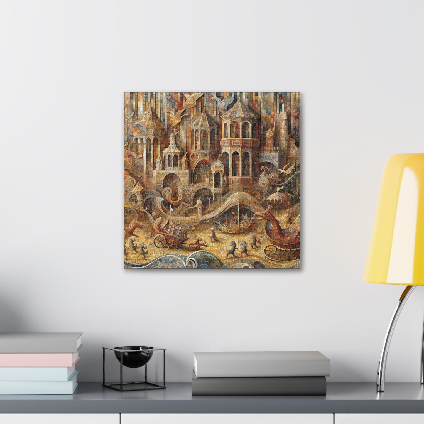 Whimsical Fire Breathers - Canvas