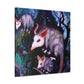 Opossum Reflection Dreaming - Canvas