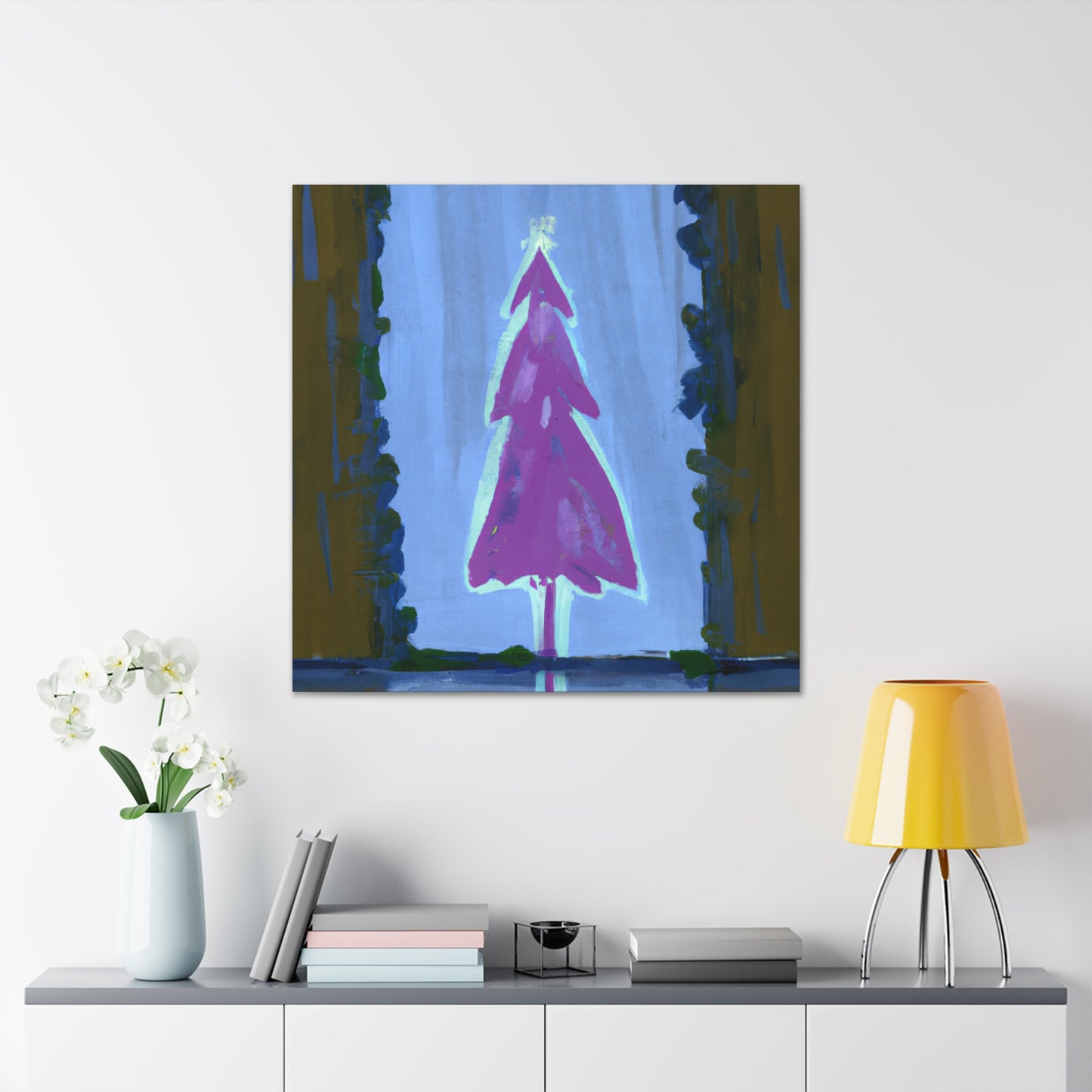 Christmas Tree Sleigh Ride - Canvas