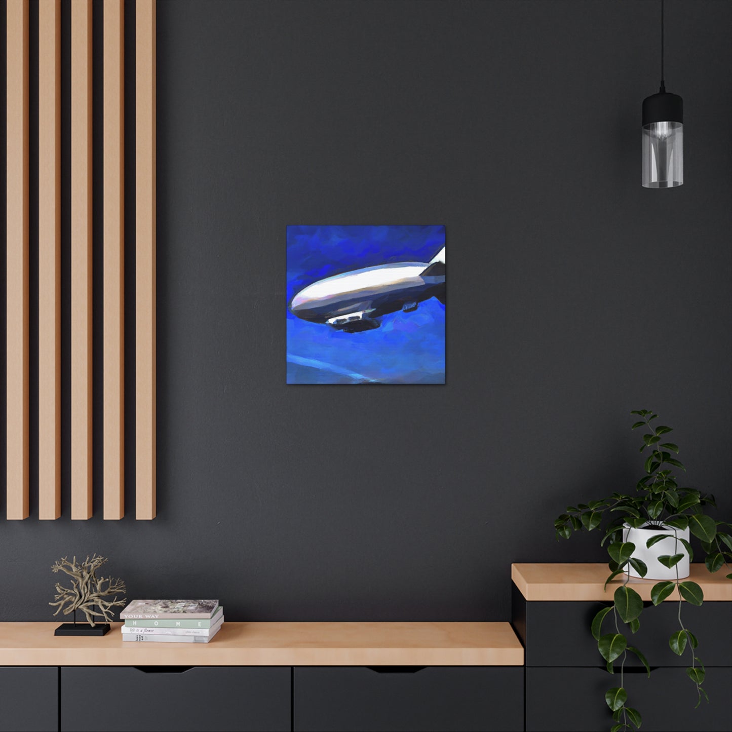 Floating Awe Blimp - Canvas