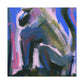 "Baboon in Abstract Color" - Canvas