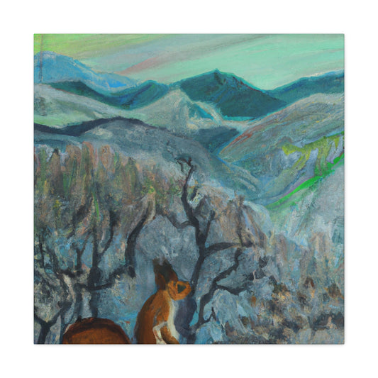 Squirrel in Splendor. - Canvas