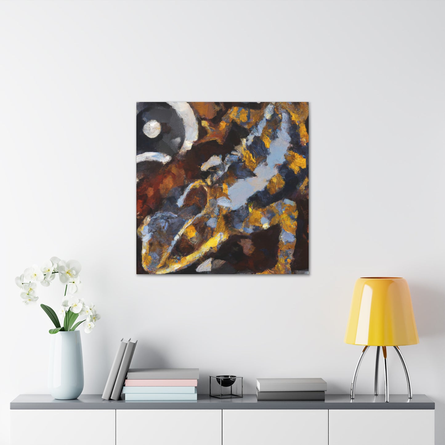 Frilled Lizard Impressionism - Canvas