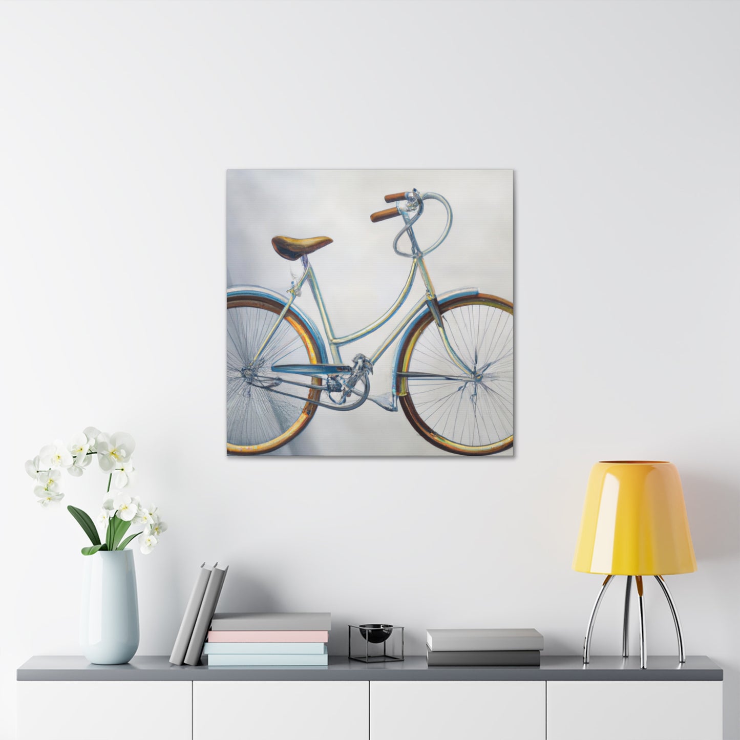 "Cycling into Daylight" - Canvas