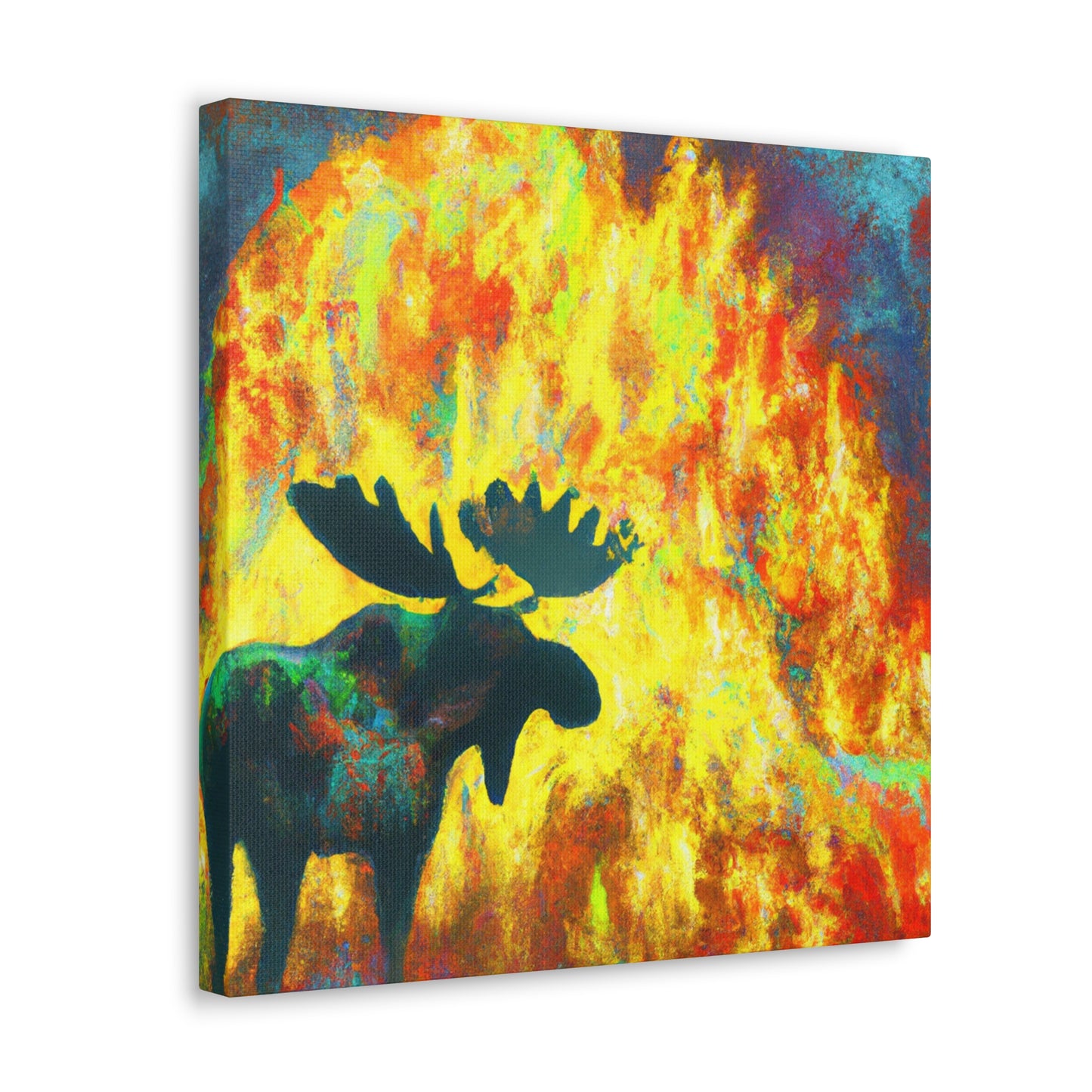 Moose in Starlight - Canvas