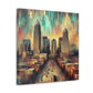 "Cosmic Urban Reverie" - Canvas