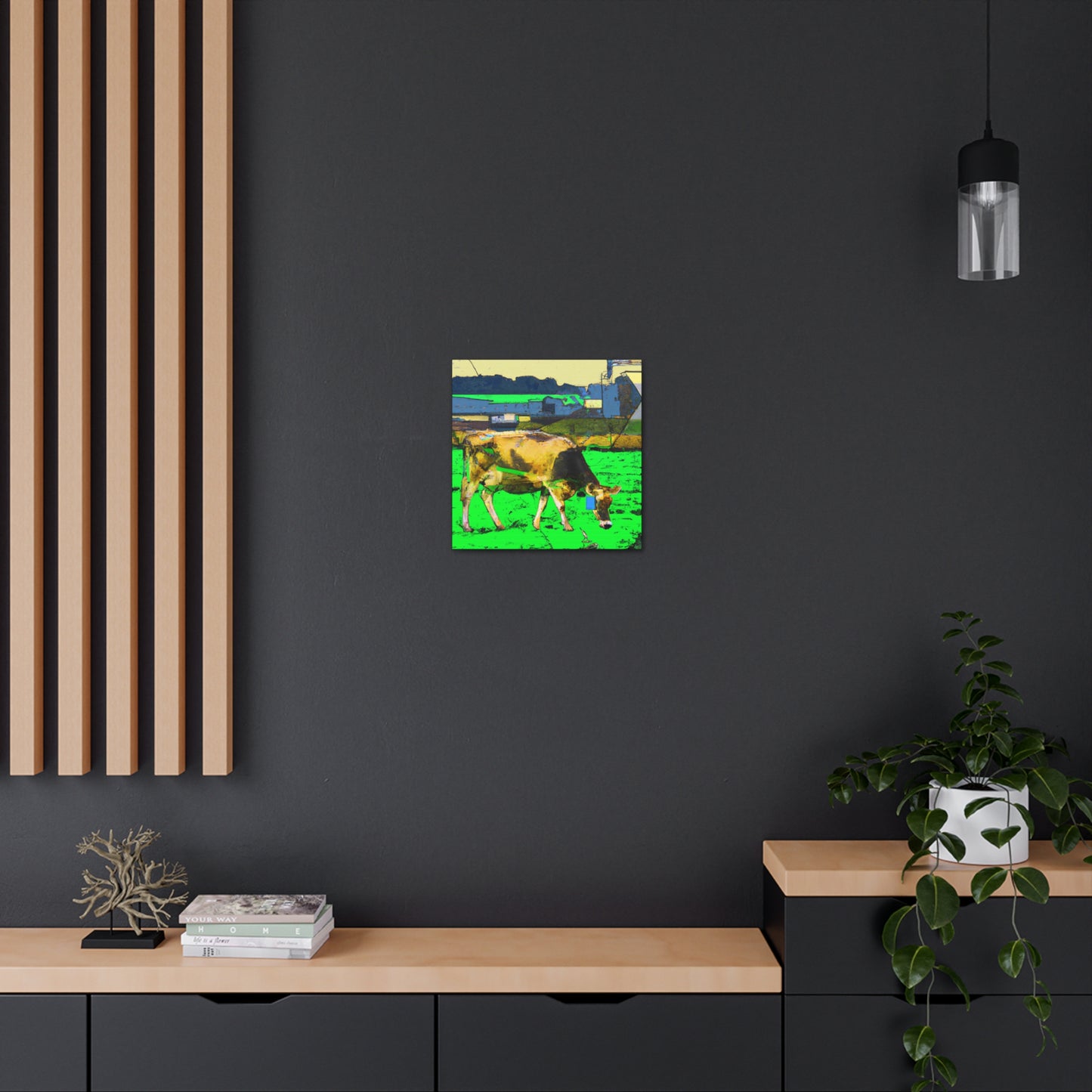 "Cow On The Farm" - Canvas