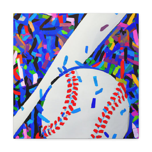 Baseball's Colorful Life - Canvas