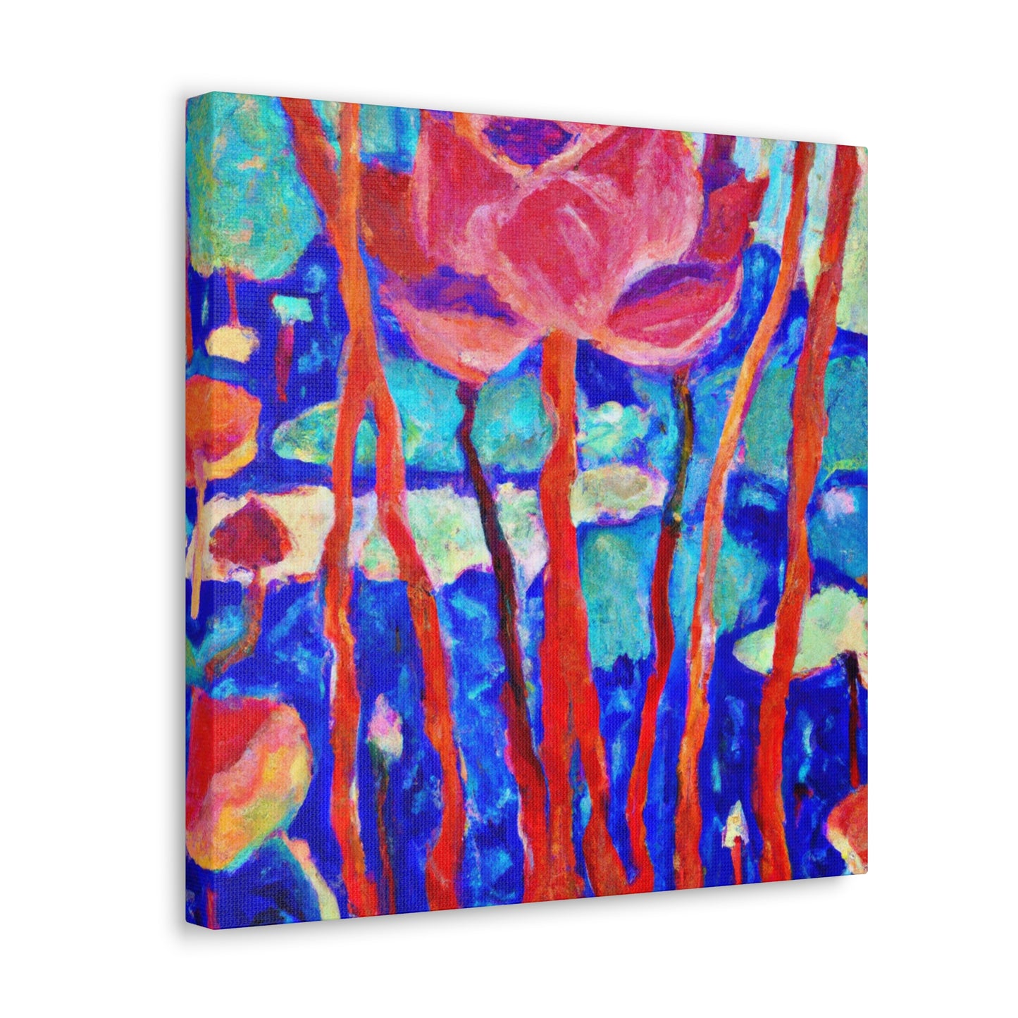 Lotus in Bloom Impression - Canvas