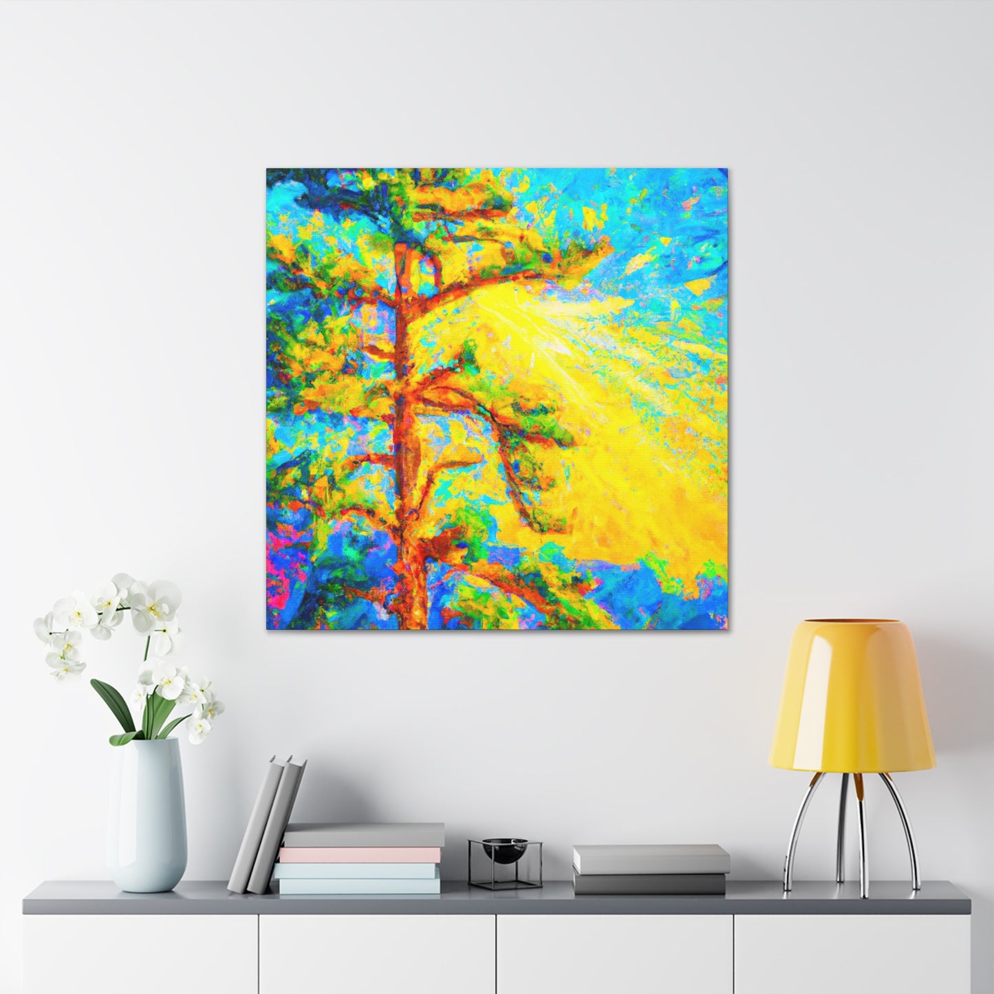 Cedar Tree Grandeur. - Canvas