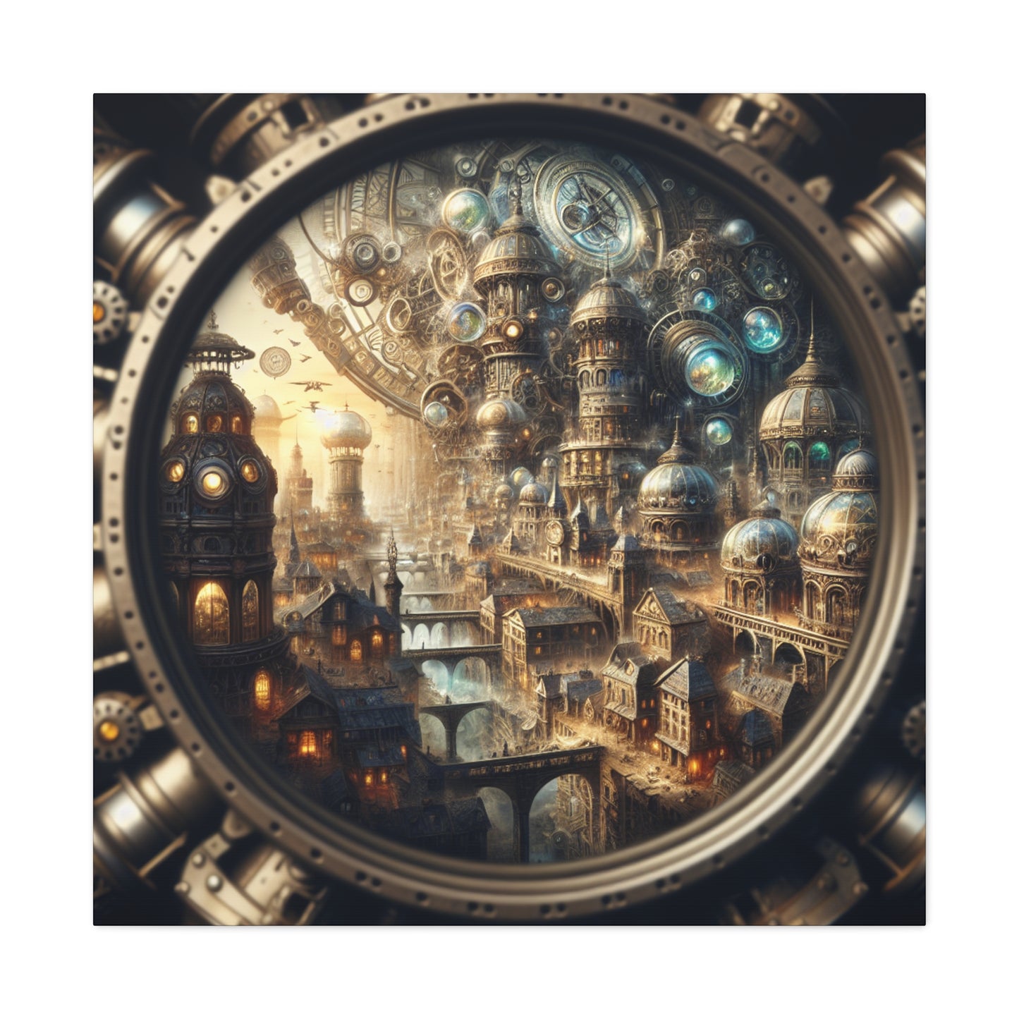 Mechanical Dreamscape Eternity - Canvas