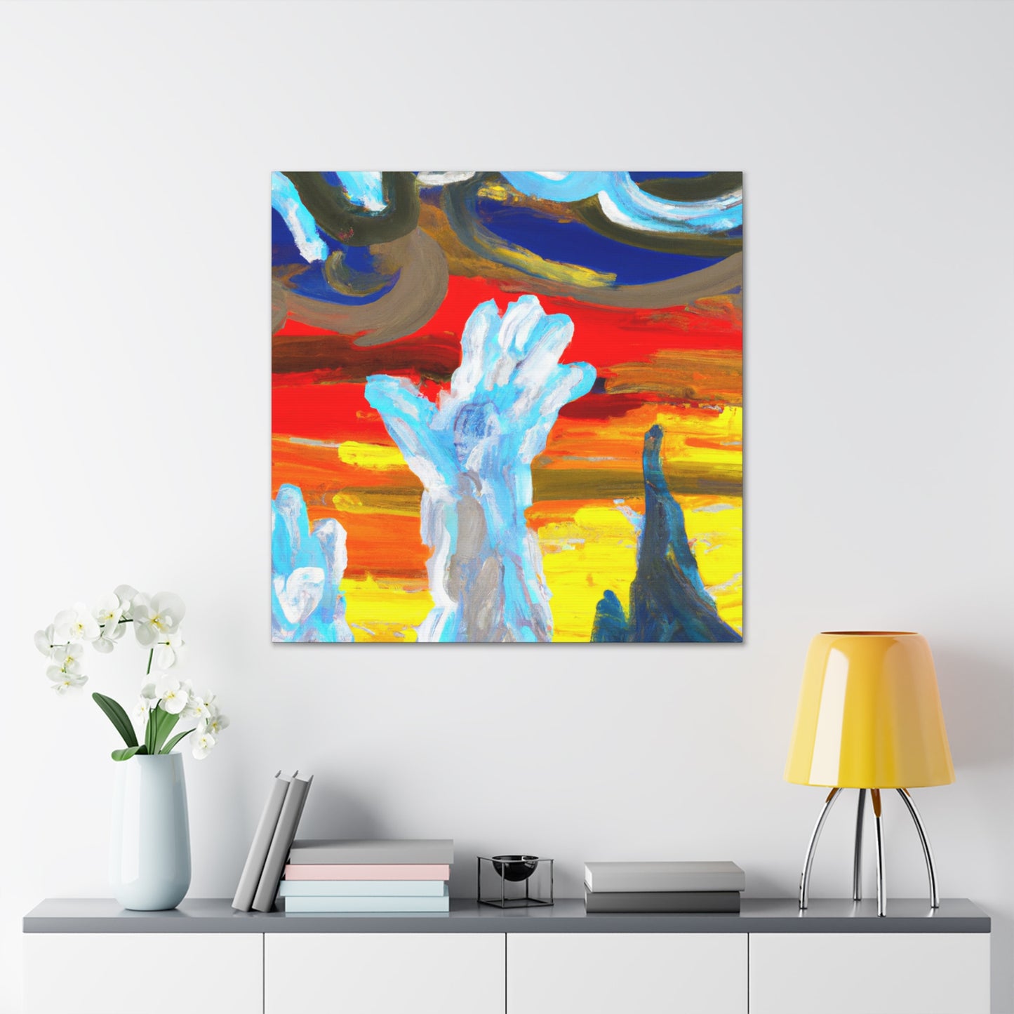 "Aurora at the North Pole" - Canvas