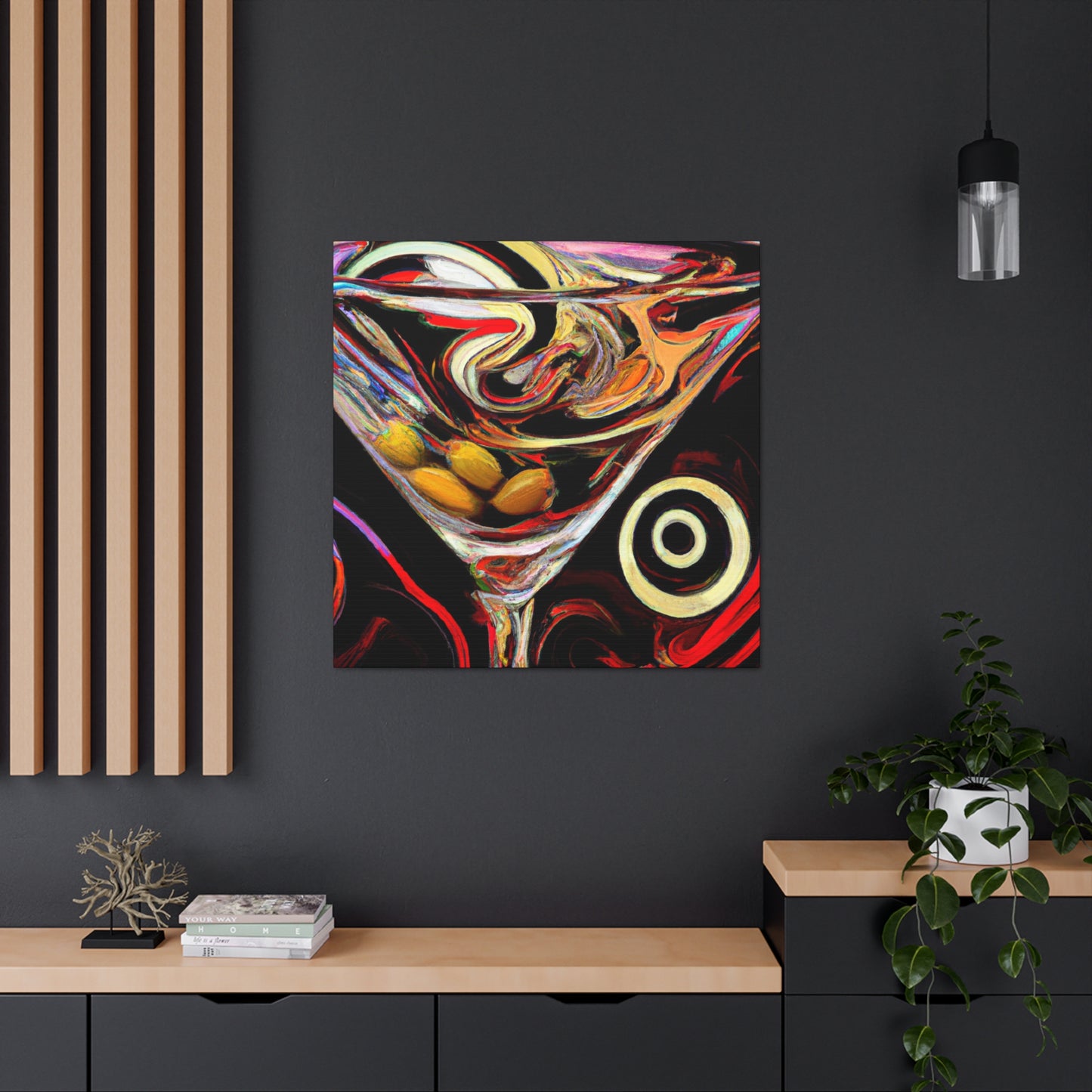 Martini's Heavenly Toast - Canvas