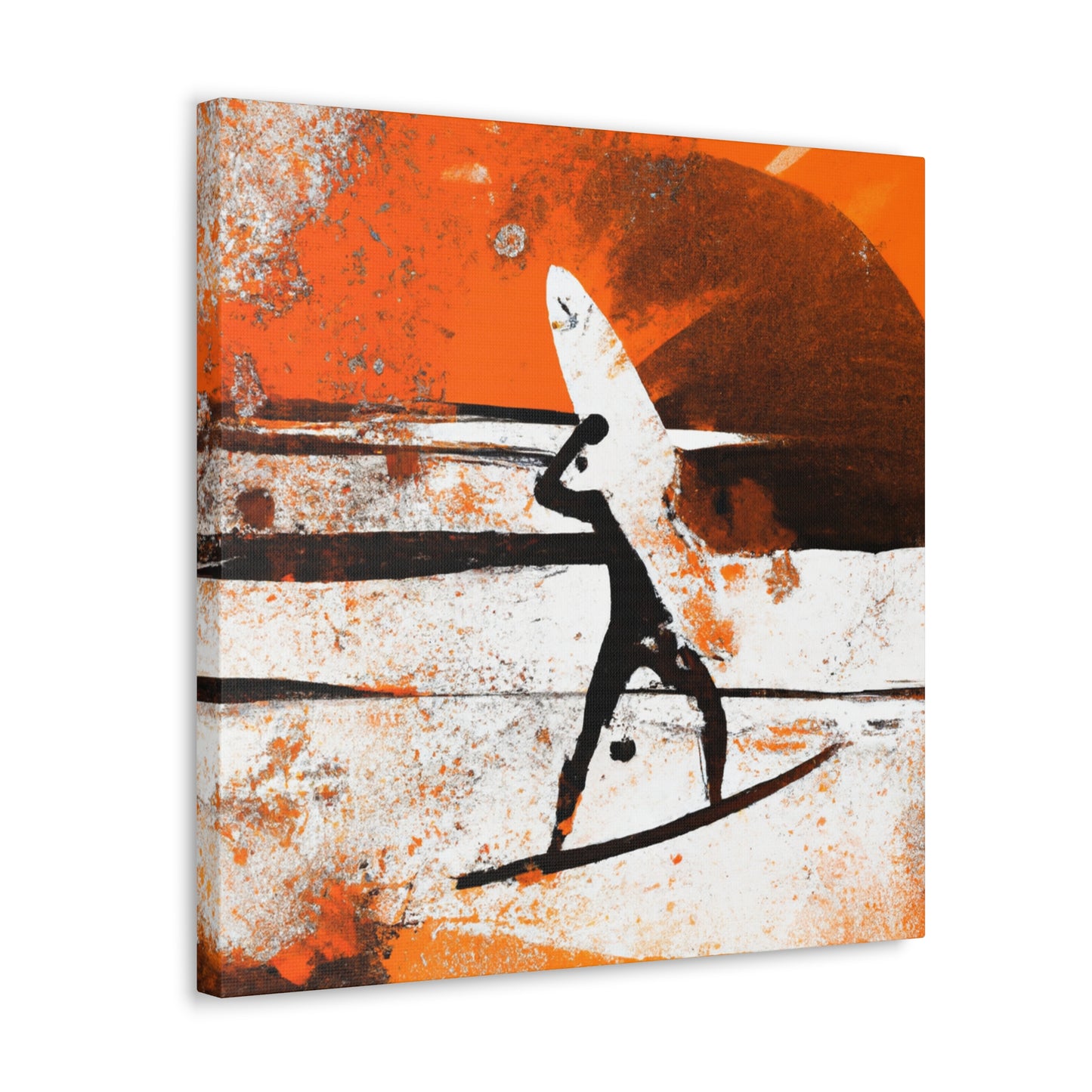 Surfing the Wave Crest - Canvas