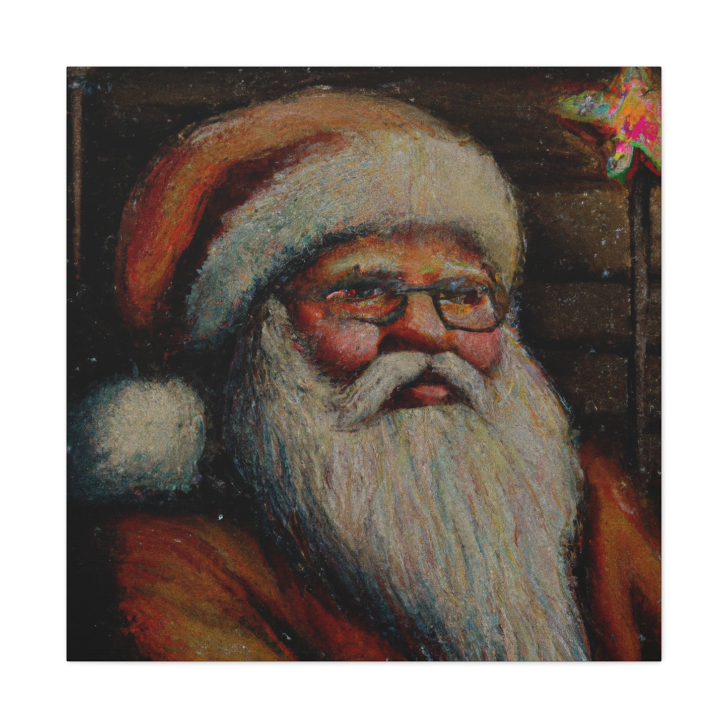 Santa's Midnight Miracle - Canvas