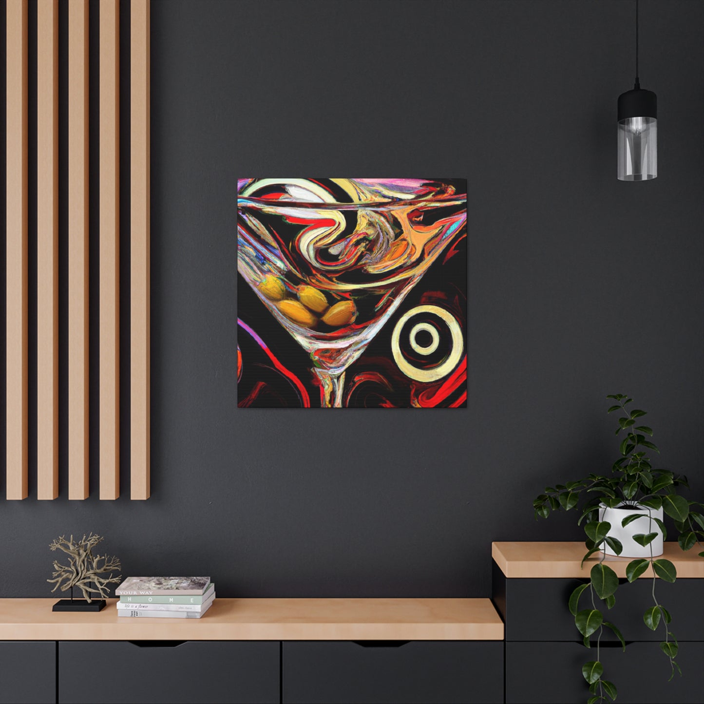 Martini's Heavenly Toast - Canvas