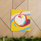 "Apple - Simplified Minimalism" - Canvas