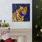 Tiger's Abstract Roar - Canvas