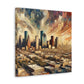 Majestic Houston Vignette - Canvas