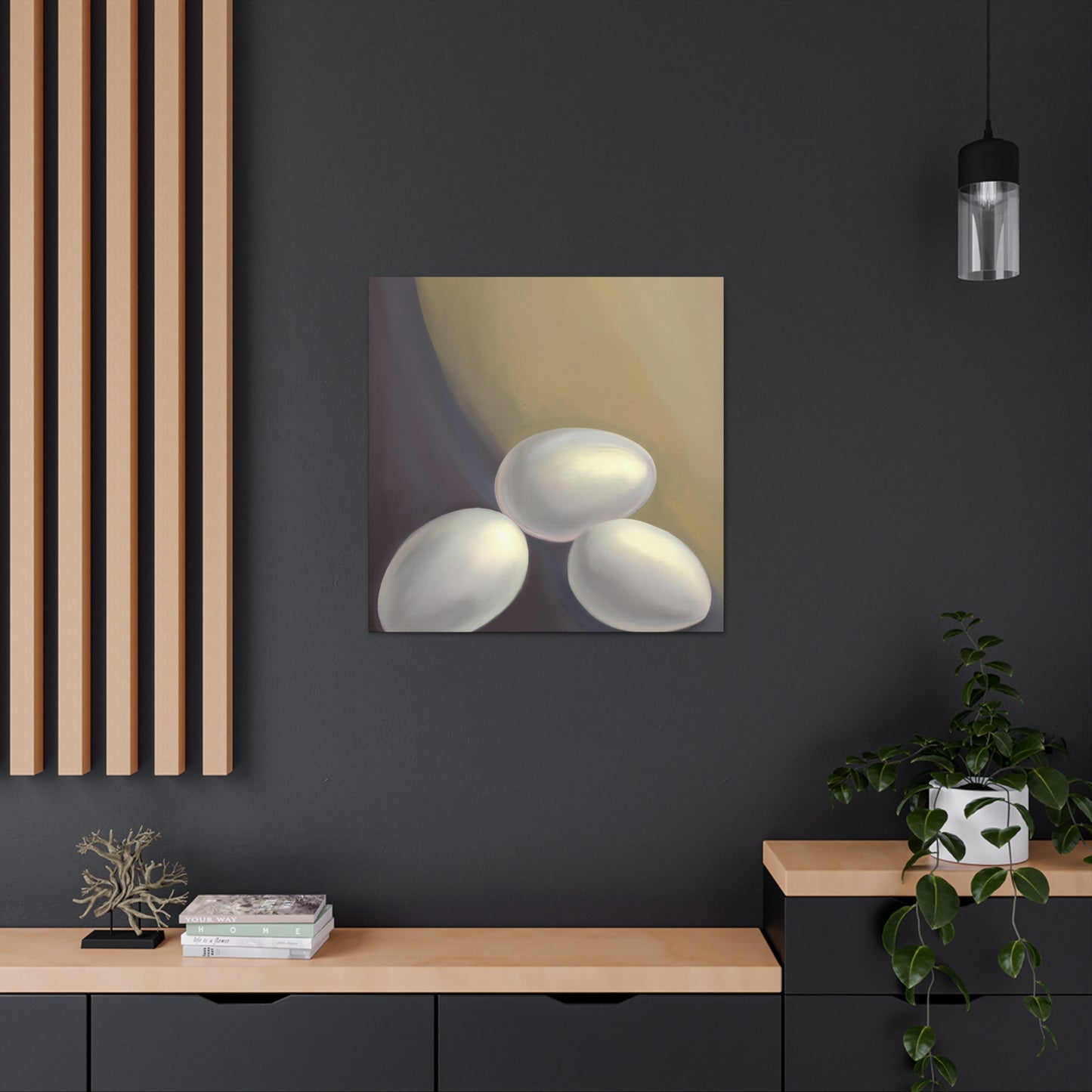 "Eggs in Flight' - Canvas