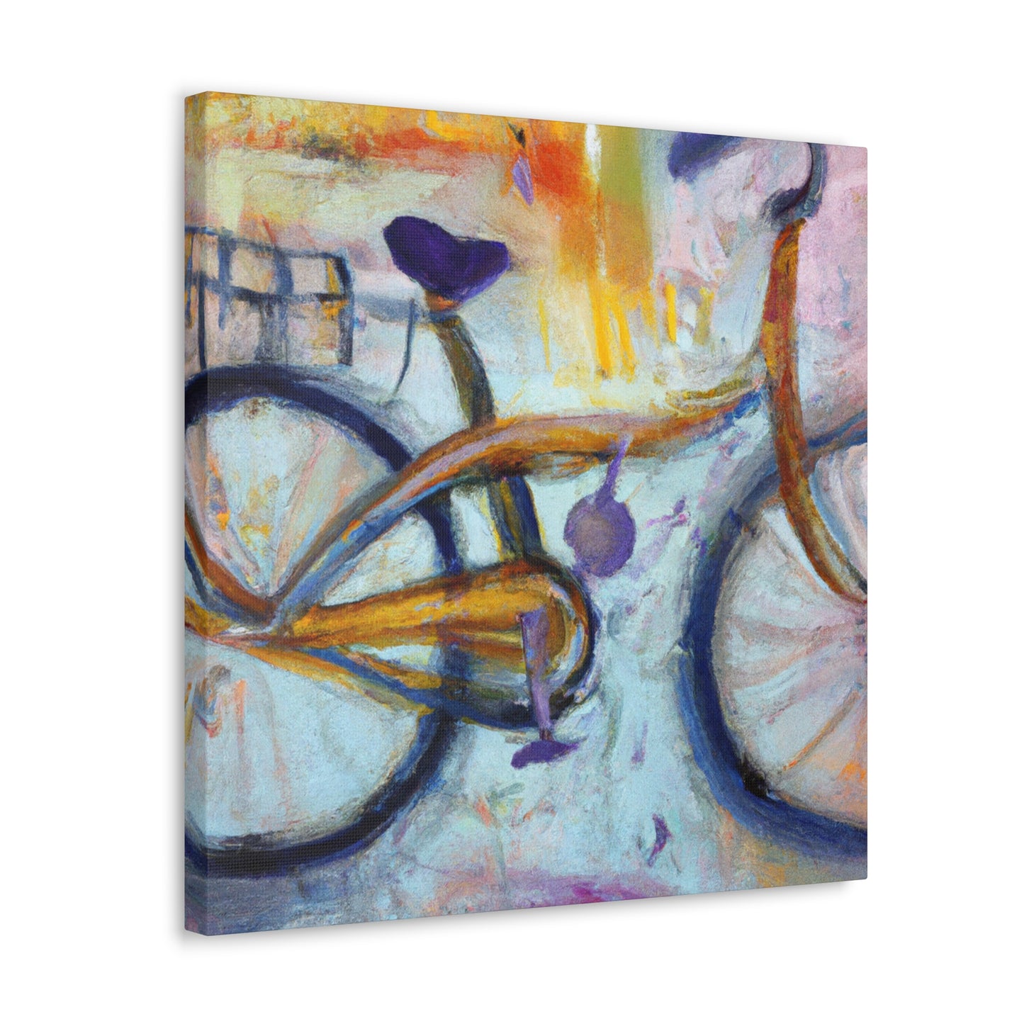 "Cycle of Freedom Wheels" - Canvas