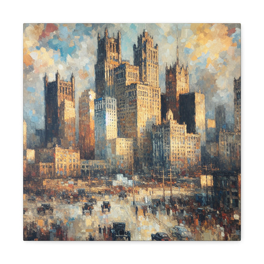 "City in Motion" - Canvas