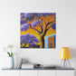 "Purple Jacaranda Bloom" - Canvas