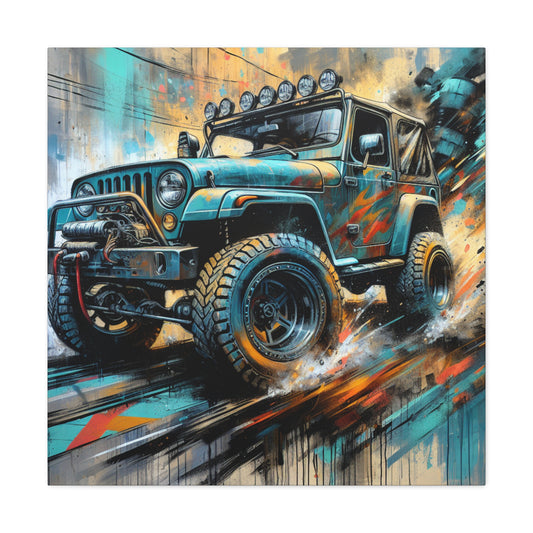 "Urban Jungle Adventure" - Canvas