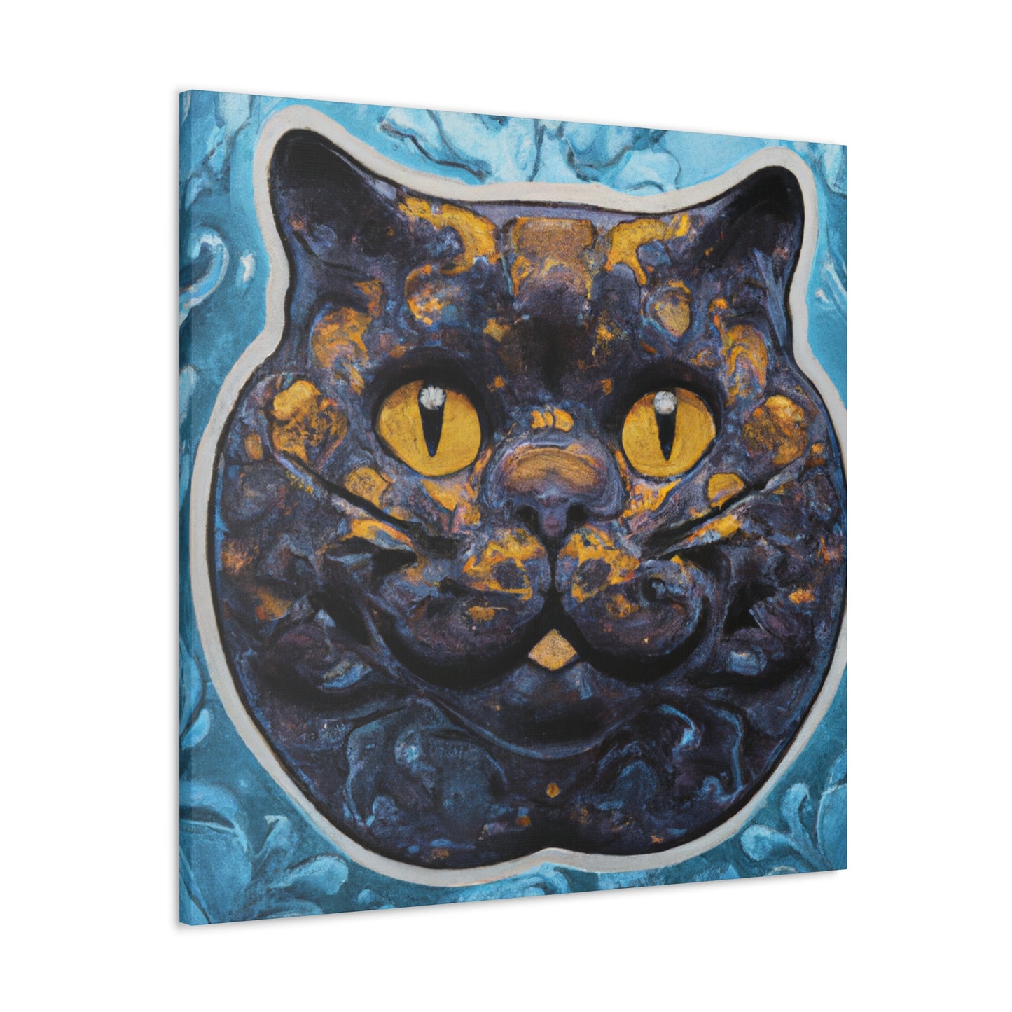 Curious British Shorthair - Canvas