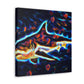 Great White Shark Abstraction - Canvas