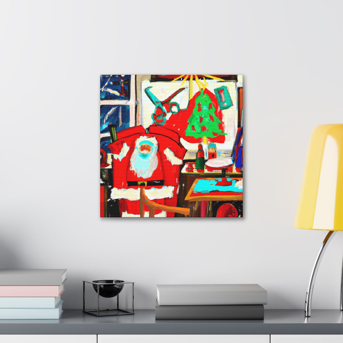 Santa's Toy Factory - Canvas