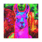 Futuristic Llama Painting - Canvas