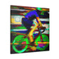 Bicycling Through Nature - Canvas