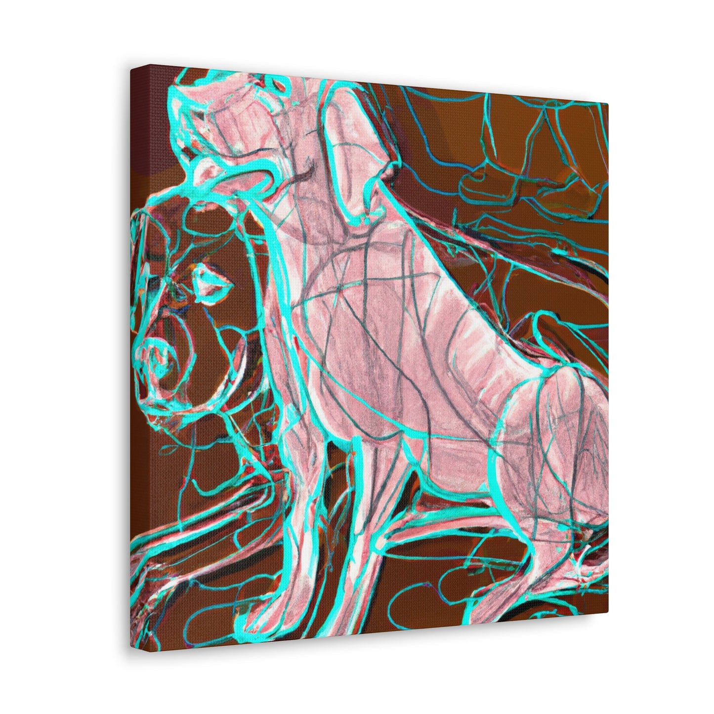 "Labrador Retriever Dreamscape" - Canvas