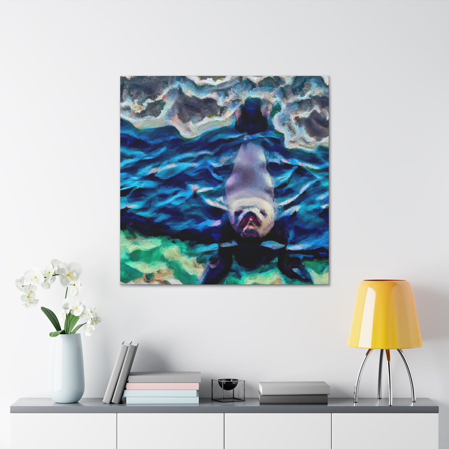 "Surreal Sea Lion Dream" - Canvas