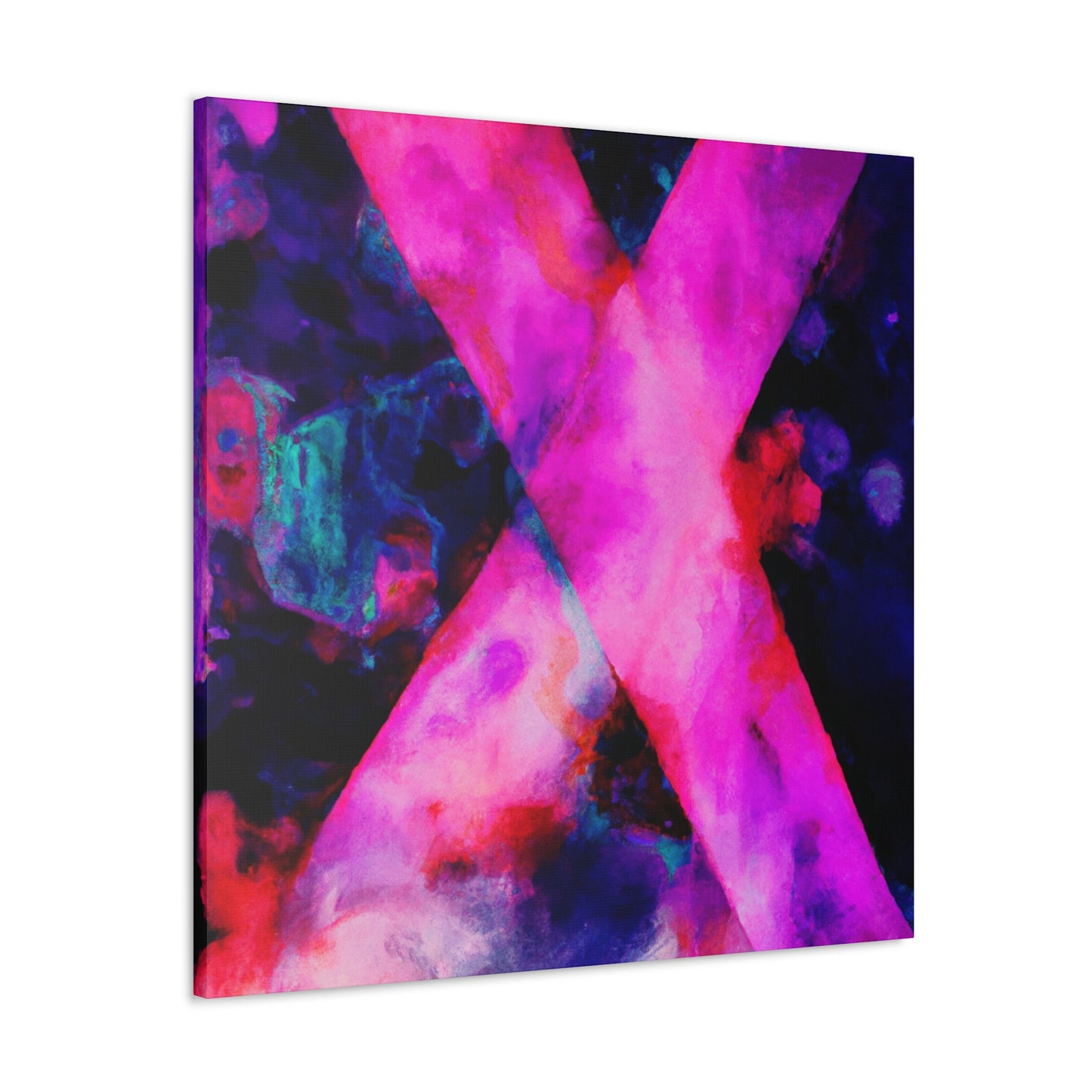 "X in Abstraction Form" - Canvas