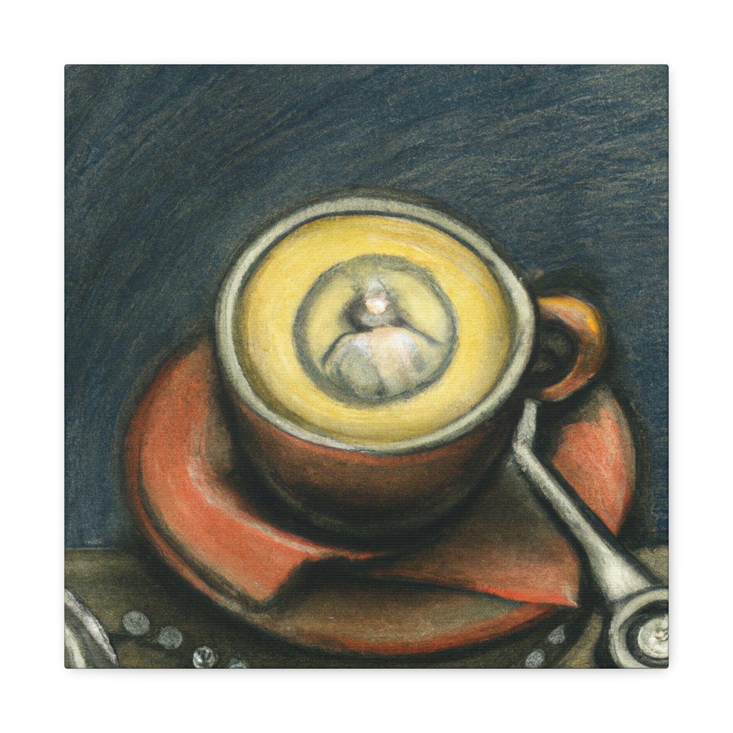 Cappuchino in Steampunk - Canvas